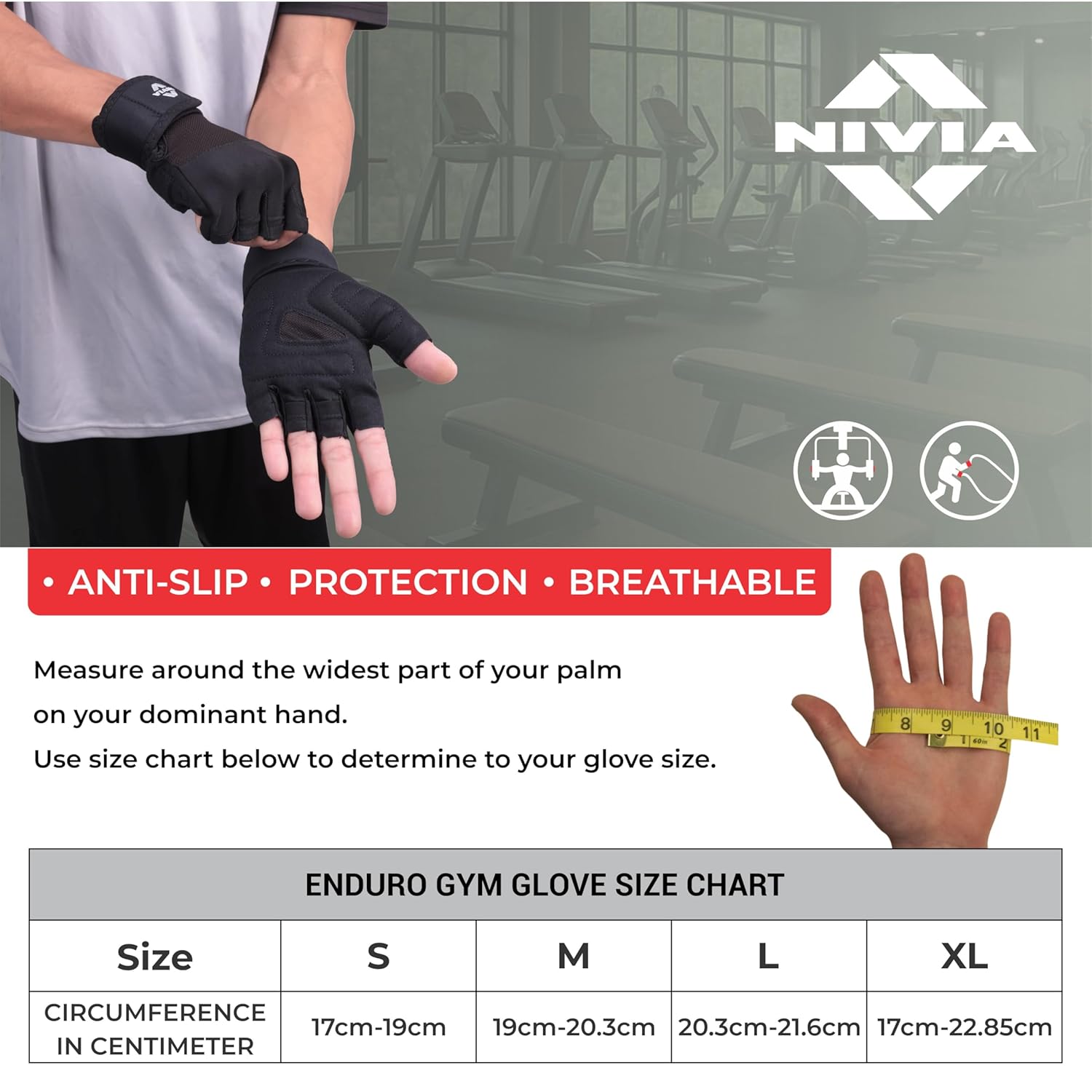 Enduro Cross Gym Gloves